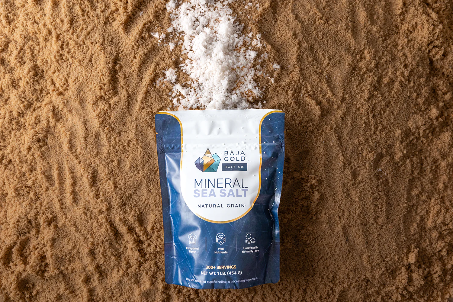 Baja Gold Mineral Sea Salt 1lb - Image 3