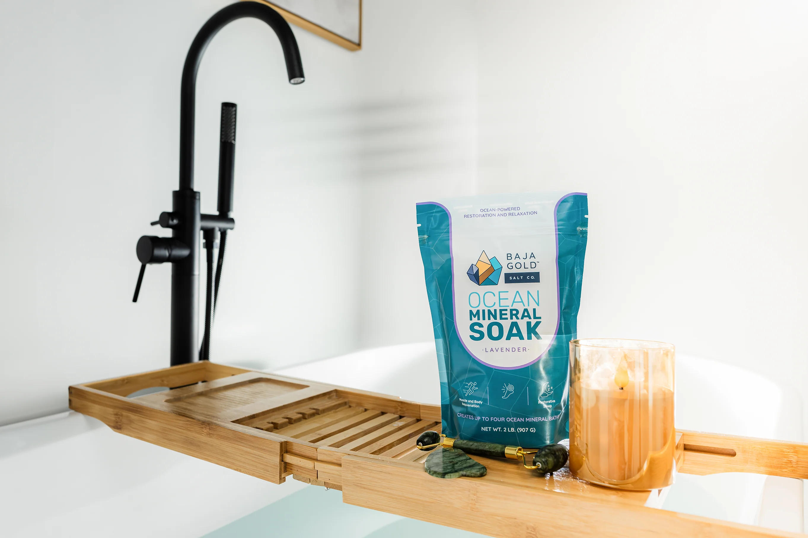 Baja Gold Ocean Mineral Soak - Lavender - Image 3