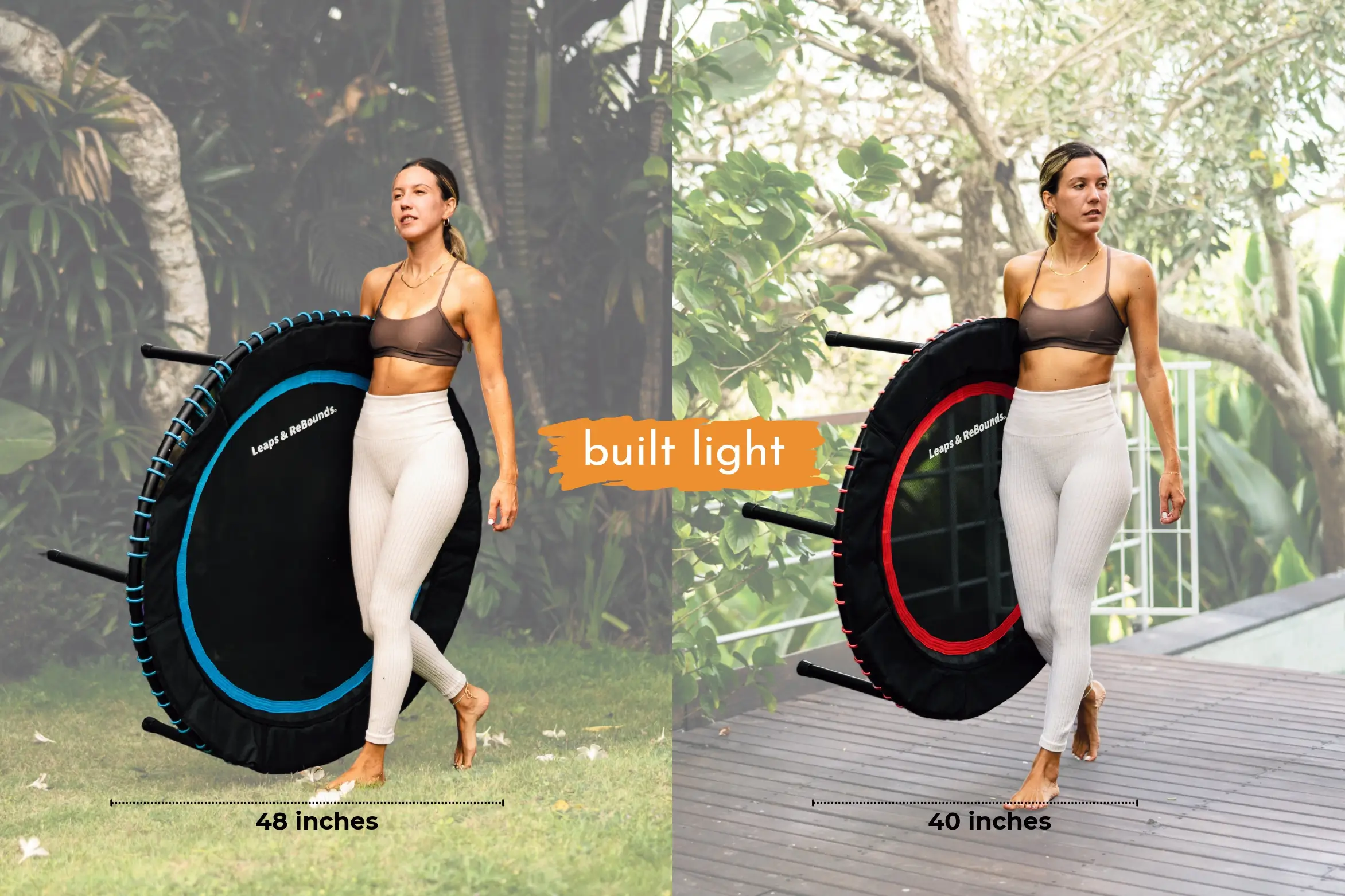 Mini Trampoline Rebounder for Adults - Fitness Trampoline - Image 5